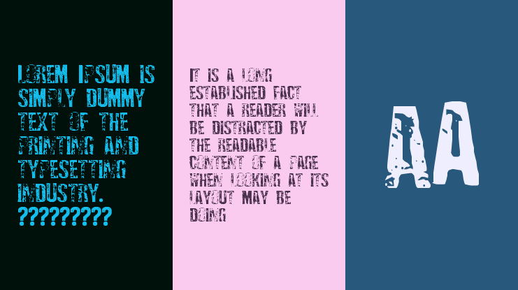 Depressionist Three Font