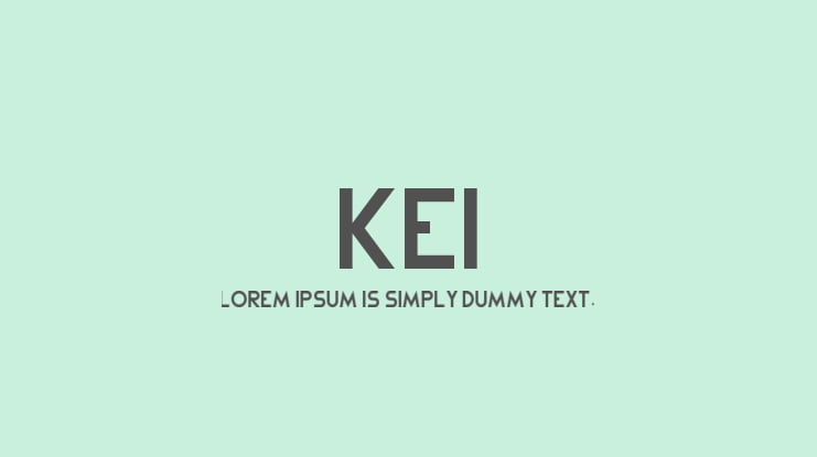 Kei Font