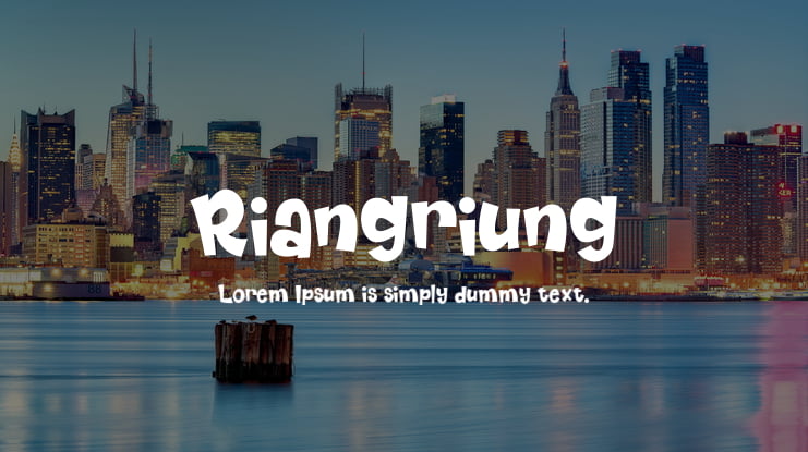 Riangriung Font