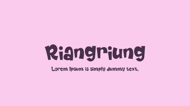 Riangriung Font