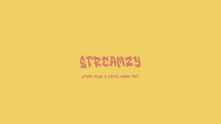 Streamzy Font