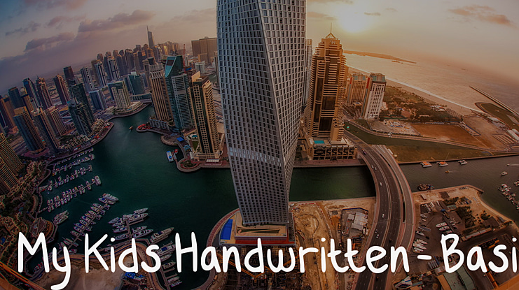 My Kids Handwritten-Basic Font