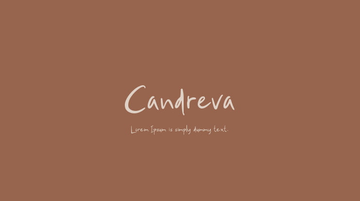 Candreva Font