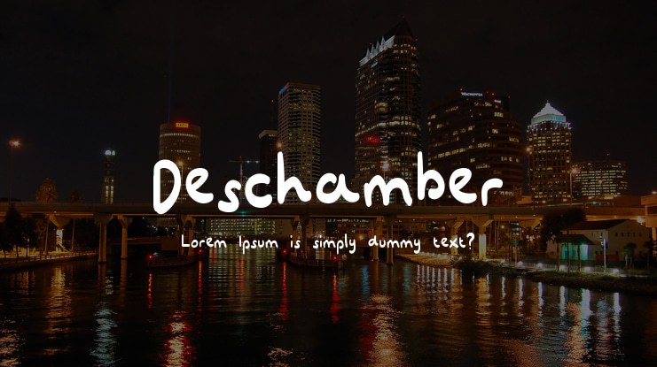 Deschamber Font