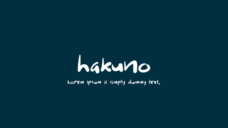 hakuno Font