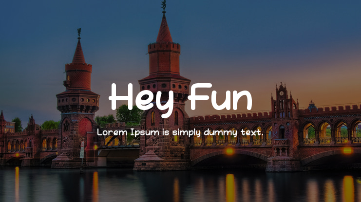 Hey Fun Font