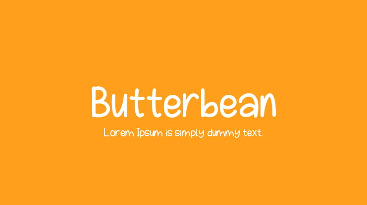 Butterbean Font