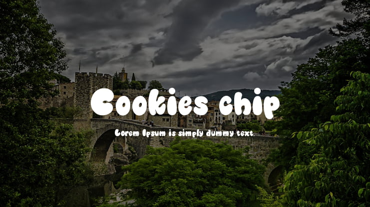 Cookies chip Font