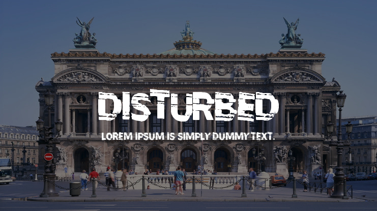 Disturbed Font