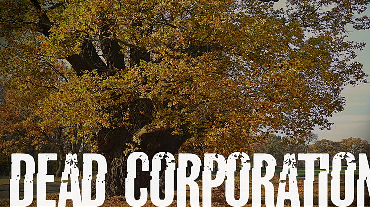 Dead Corporation Font