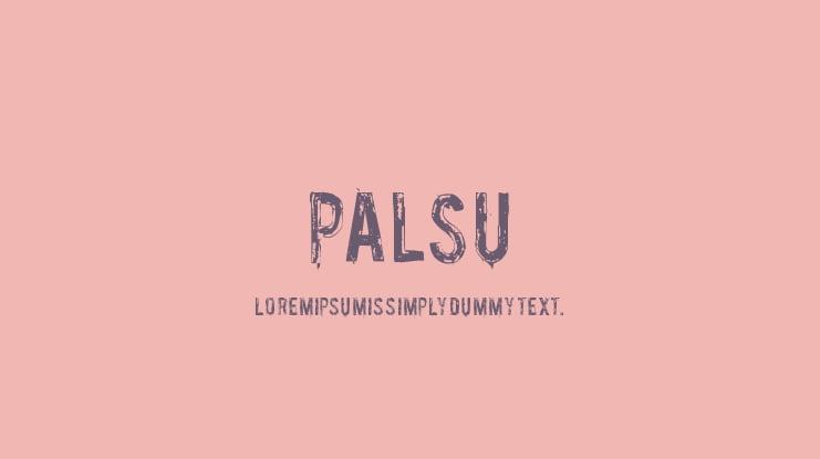 Palsu Font