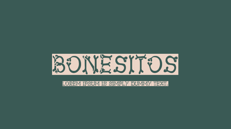 Bonesitos Font