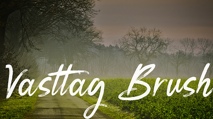 Vasttag Brush Font