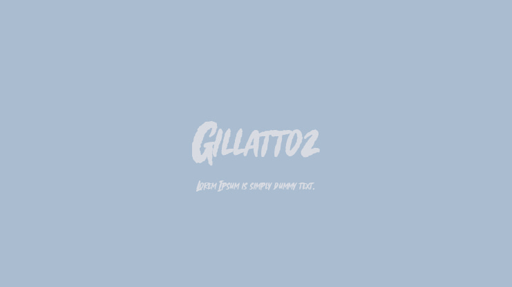 Gillattoz Font