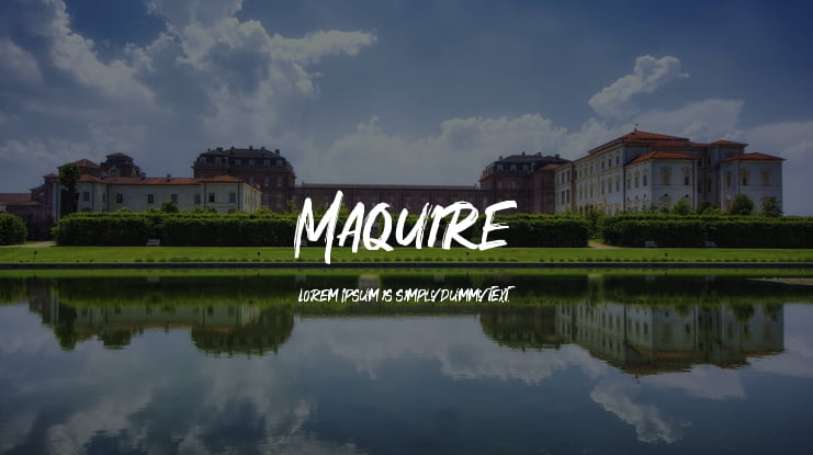 Maquire Font