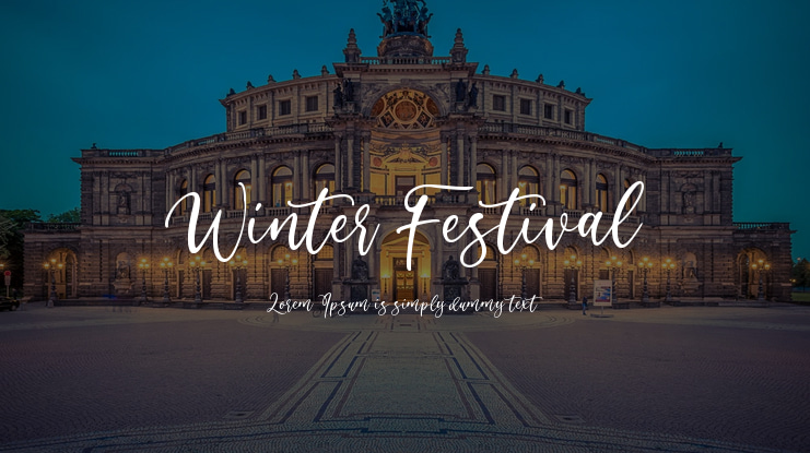 Winter Festival Font