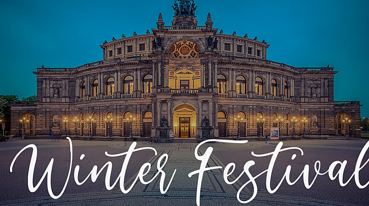 Winter Festival Font