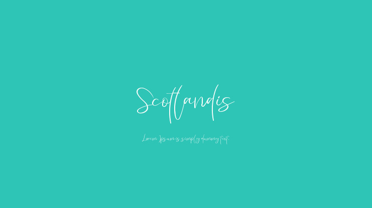Scotlandis Font