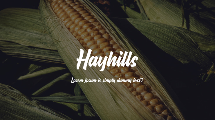 Hayhills Font