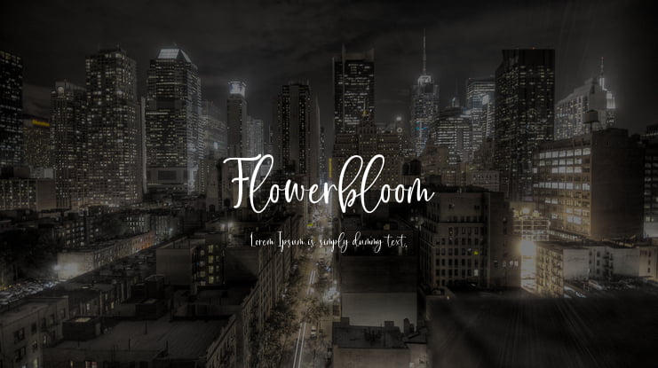 Flowerbloom Font