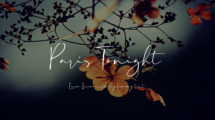 Paris Tonight Font