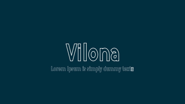 Vilona Font Family