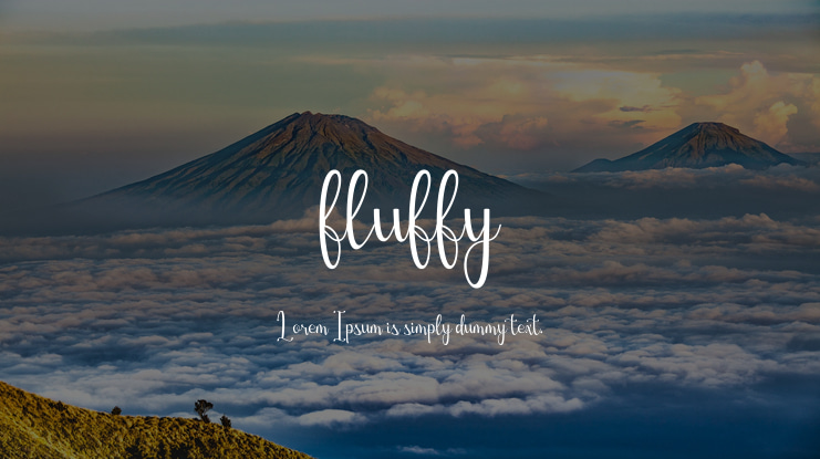 fluffy Font