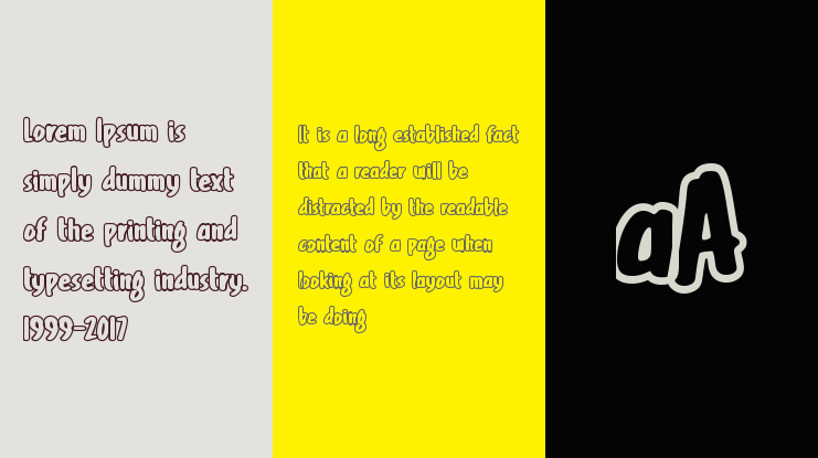 Ghoust Outline Font Family