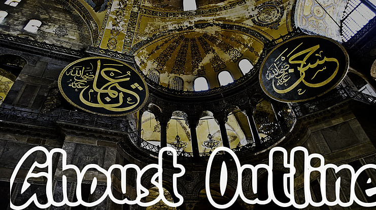 Ghoust Outline Font Family