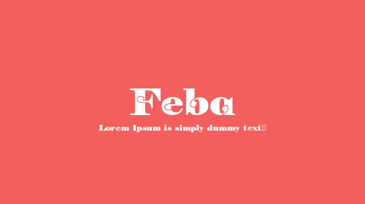 Feba Font