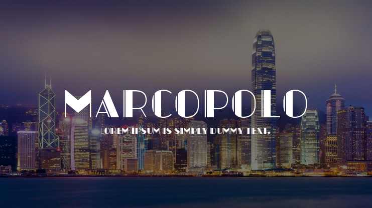 Marcopolo Font