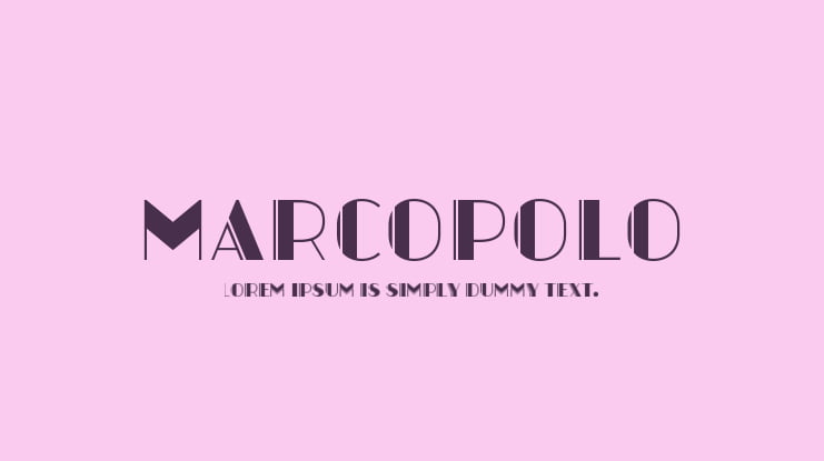 Marcopolo Font