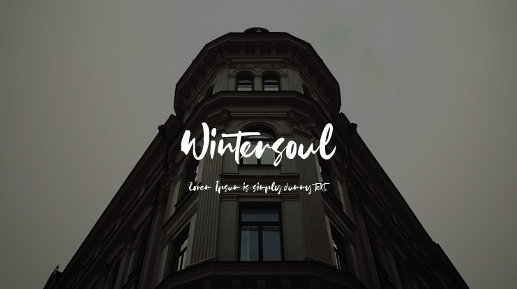 Wintersoul Font