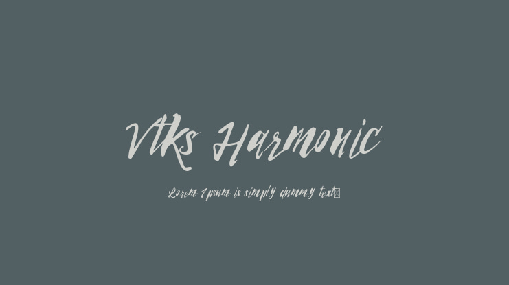 Vtks Harmonic Font