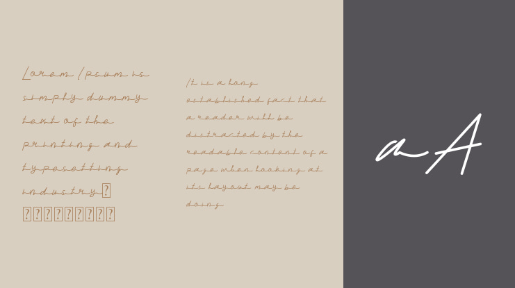 Gandhewa Signature Font