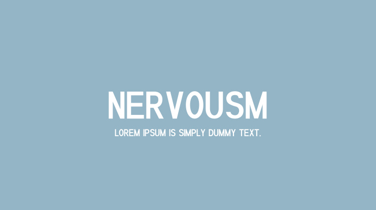 Nervousm Font Family