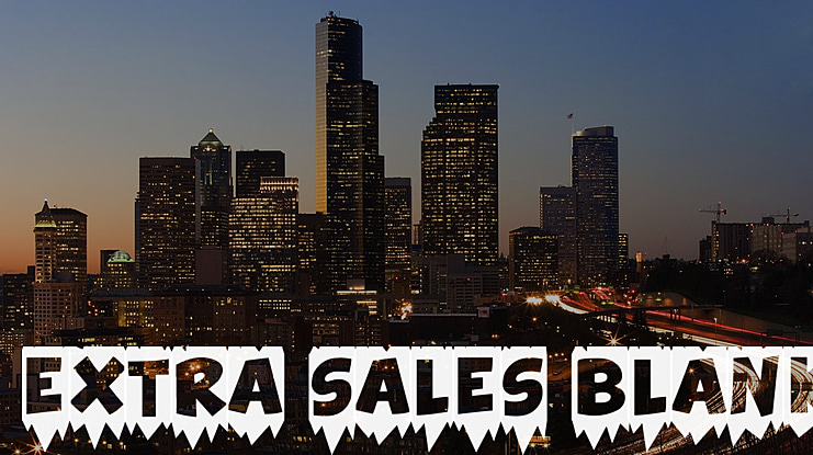 Extra Sales Blank Font Family