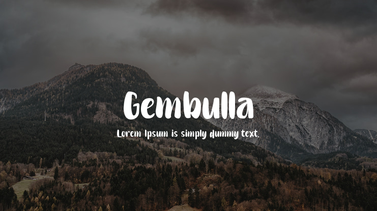 Gembulla Font
