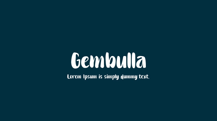 Gembulla Font