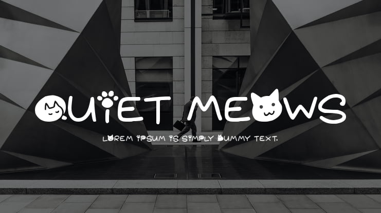 Quiet Meows Font