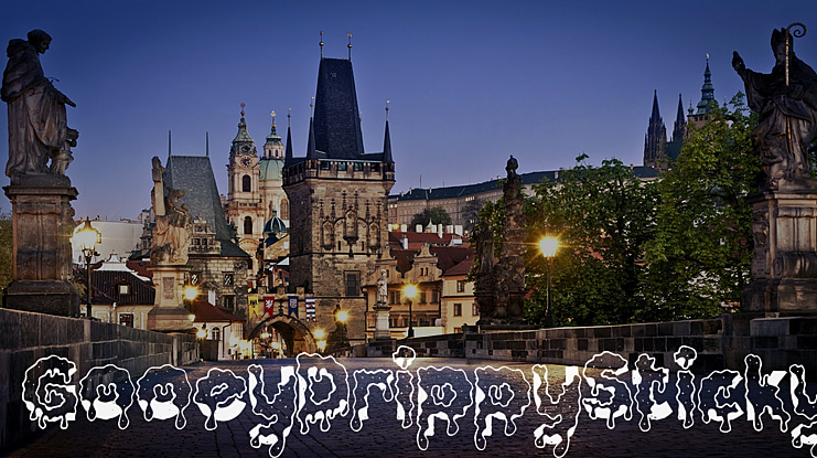 GooeyDrippySticky Font