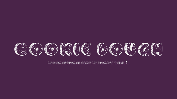 Cookie Dough Font
