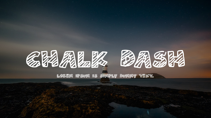 Chalk Dash Font