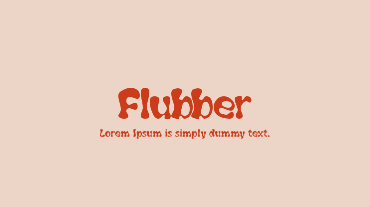 Flubber Font