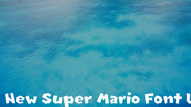 New Super Mario Font U