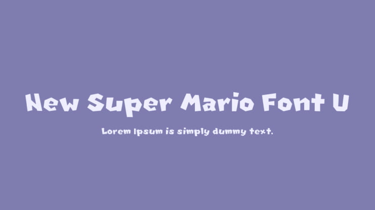 Super Mario Bros Font Download Free For Desktop Webfont