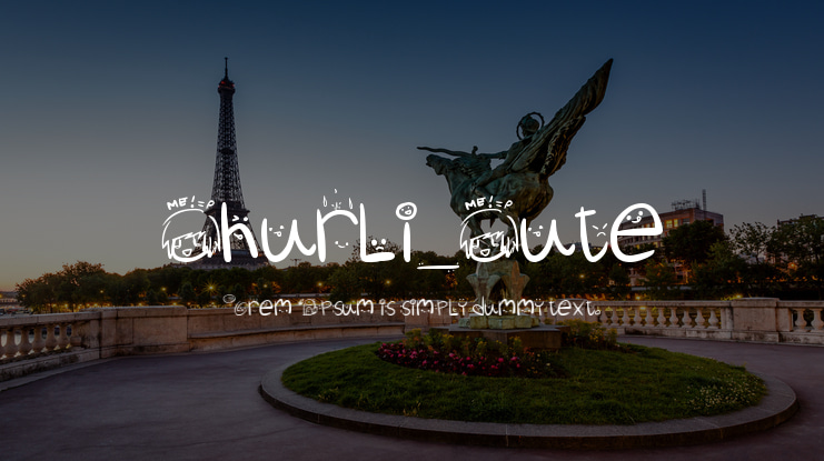Churli_Cute Font