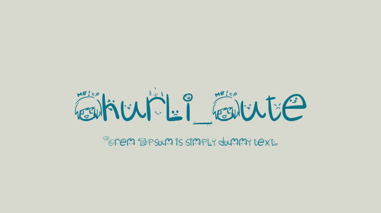 Churli_Cute Font