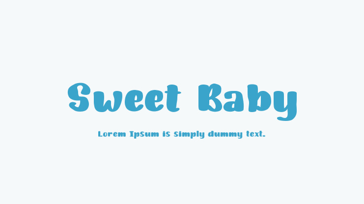 Sweet Baby Font