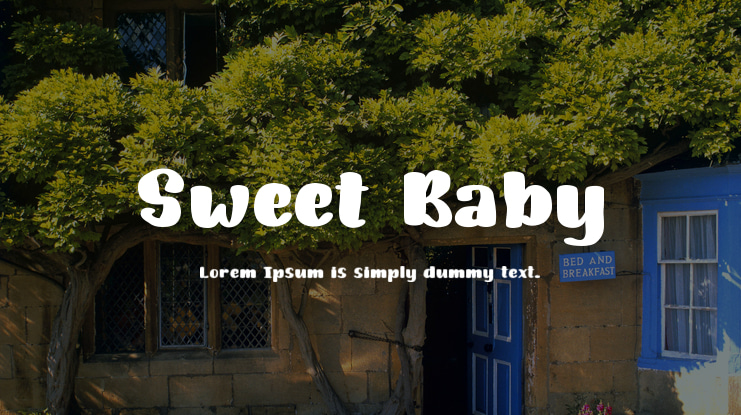 Sweet Baby Font